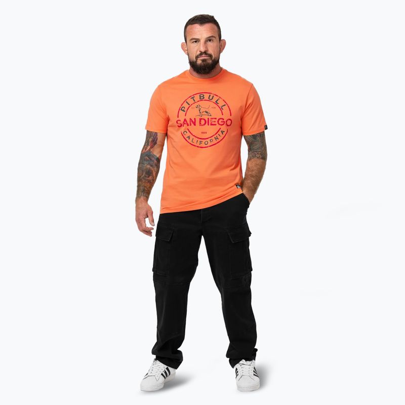 Férfi Pitbull San Diego Ins. fluo narancssárga póló 2