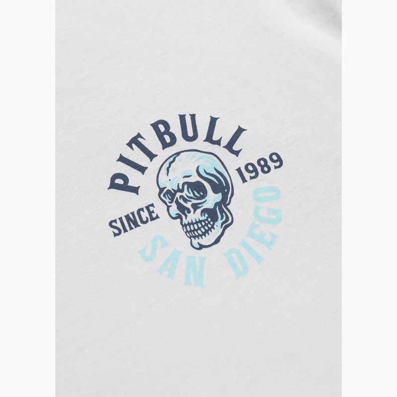Pitbull Skull Surf férfi póló fehér/kék 4