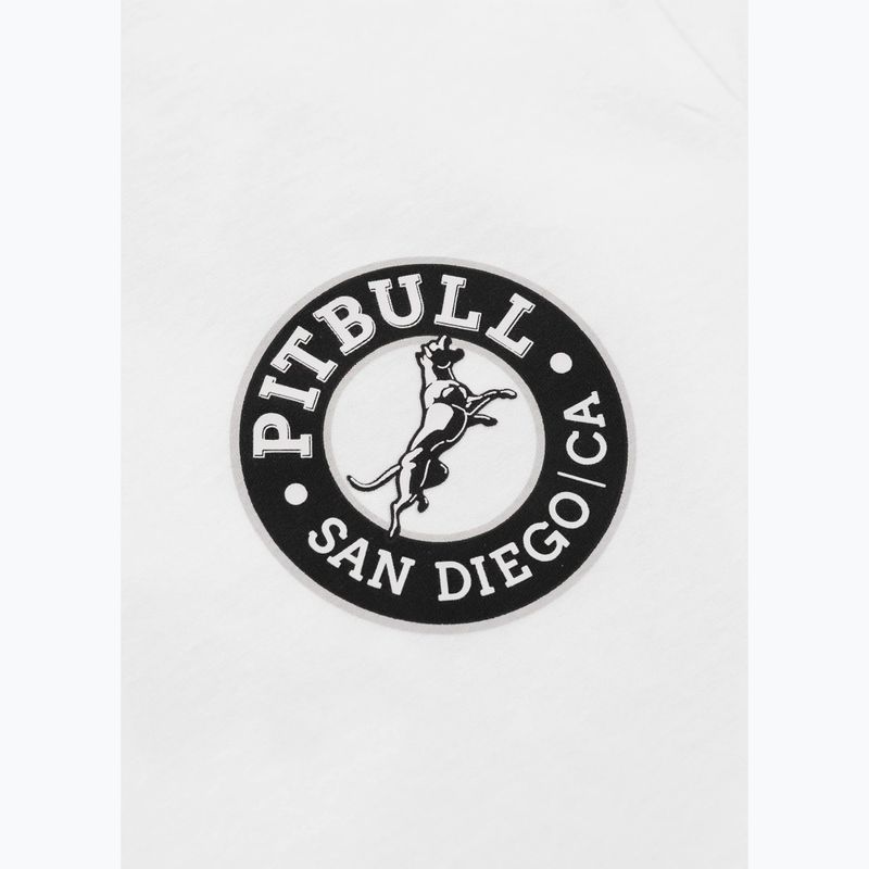 Pitbull San Diego CA férfi póló fekete/fehér 8