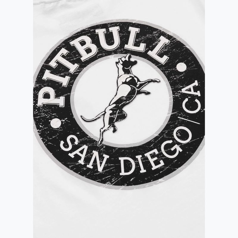 Pitbull San Diego CA férfi póló fekete/fehér 9