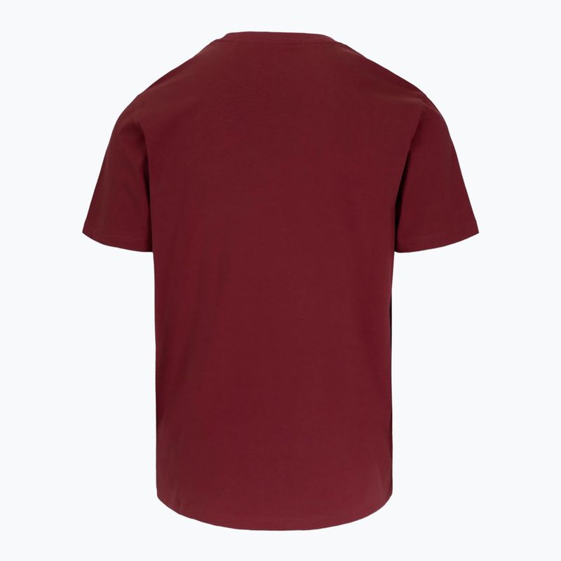 Férfi Pitbull Logo Palms póló burgundi 5