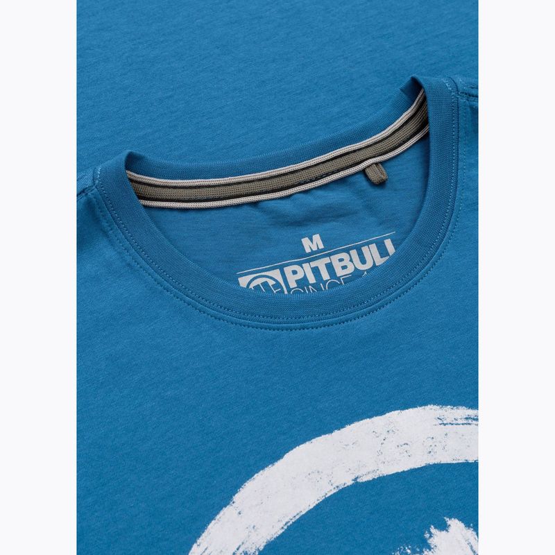 Férfi Pitbull Logo Palms árnyalat kék póló 6