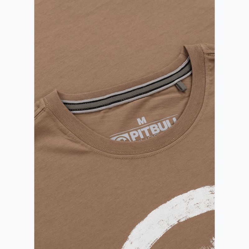 Férfi Pitbull Logo Palms barna Savana póló 6