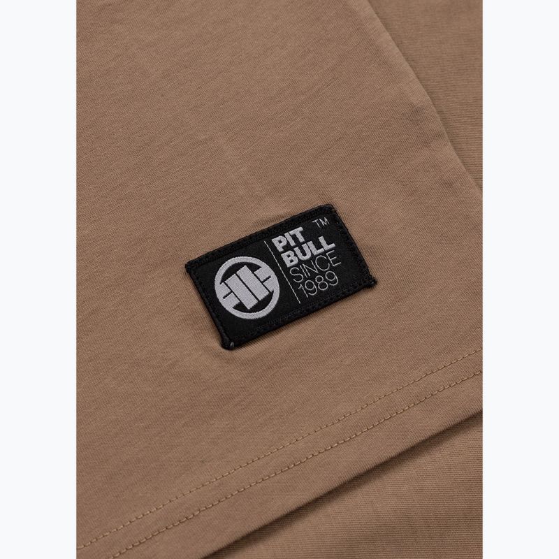 Férfi Pitbull Logo Palms barna Savana póló 9