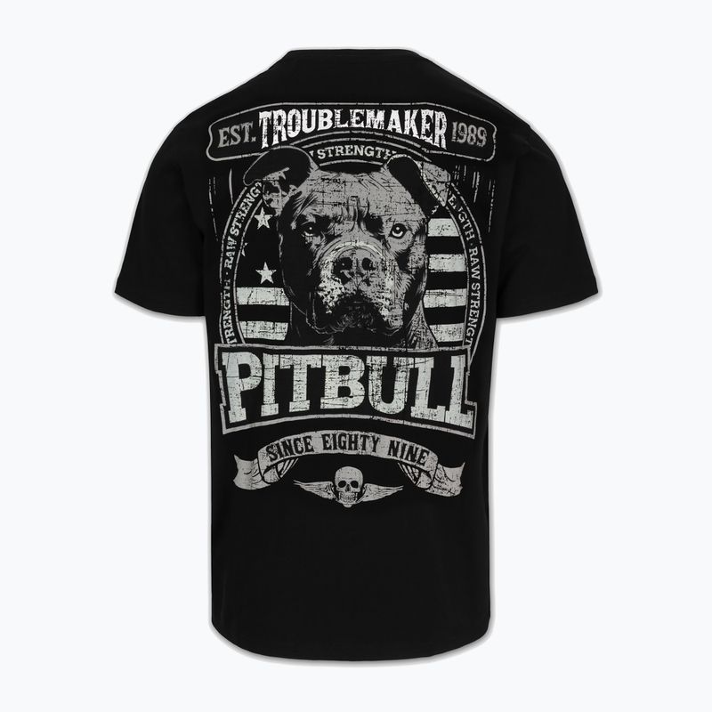 Pitbull Troublemarker férfi póló fekete 2