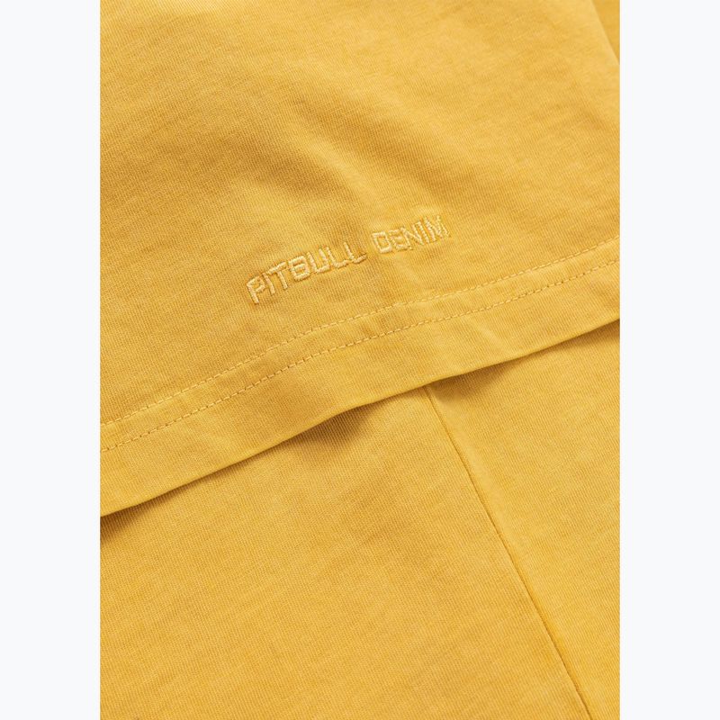 Pitbull Open Beach férfi póló mosott sárga 10