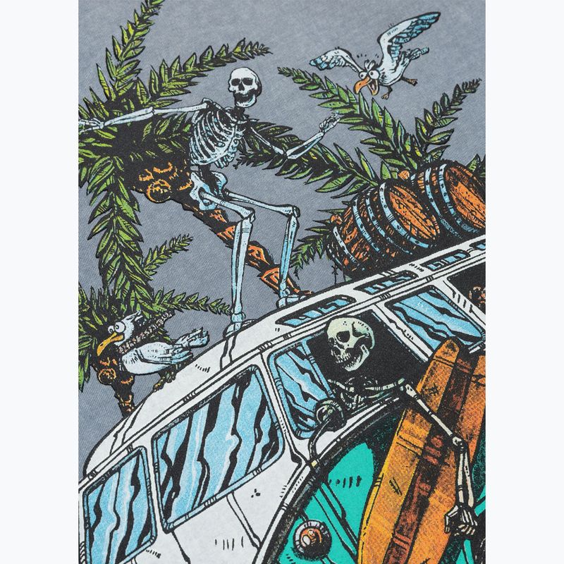 Pitbull Open Beach férfi póló mosott kék 9