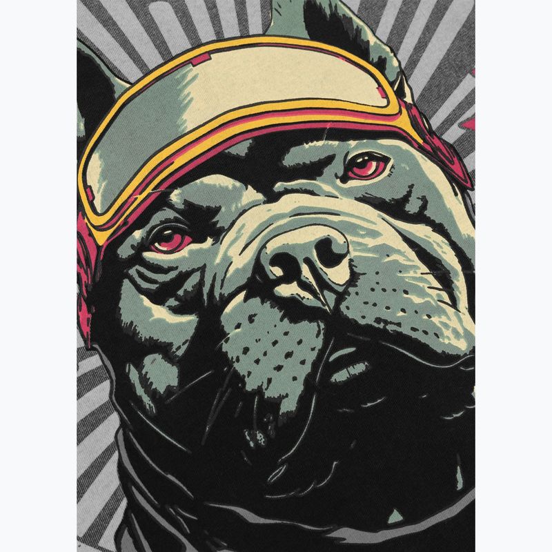 Pitbull Mt. Fuji férfi póló mosott szürke 6