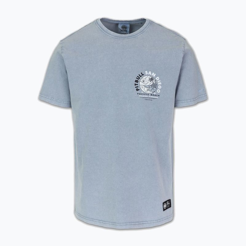 Pitbull Planet Surf férfi póló mosott kék 5