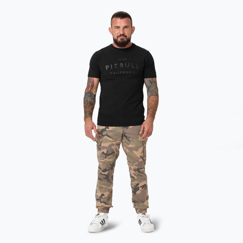 Pitbull USA férfi póló CAL fekete 2