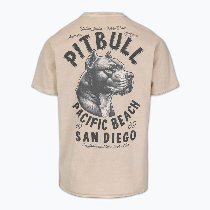 Pitbull férfi pacific ultra light homok póló 5