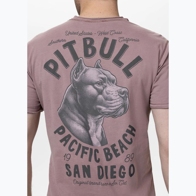 Pitbull férfi Pacific poros bordó póló 3