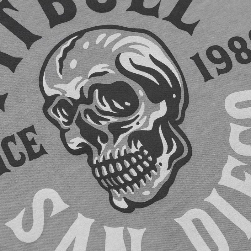 Férfi Pitbull Shkull Logo póló szürke 5