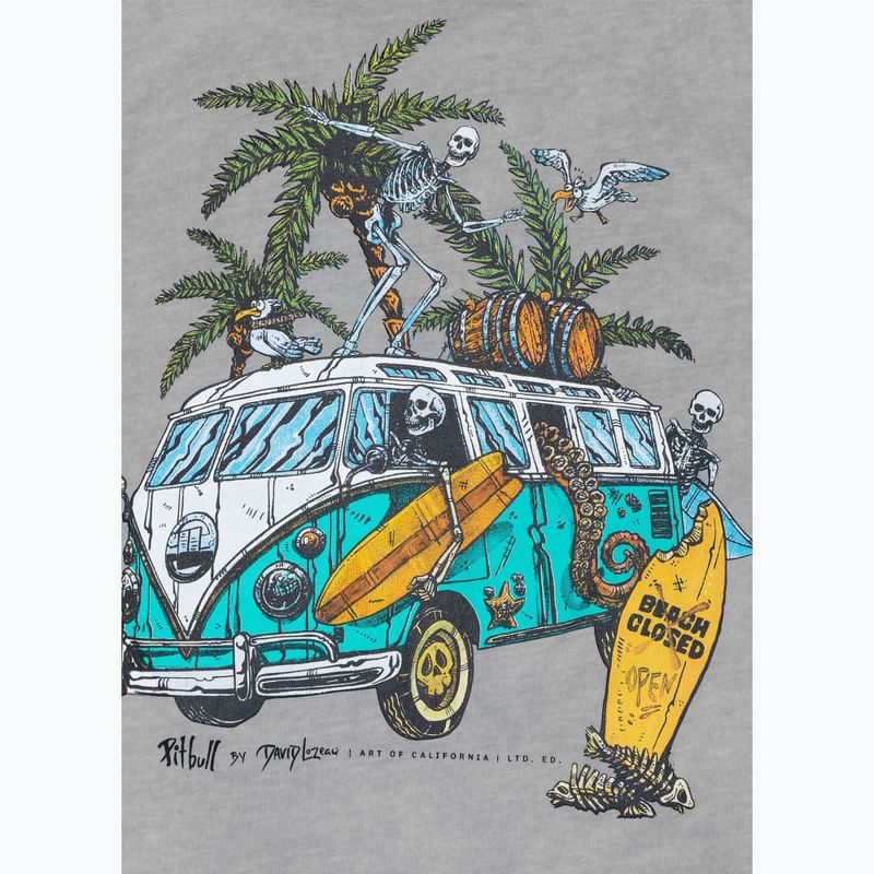 Pitbull férfi Open Beach póló szürke 4