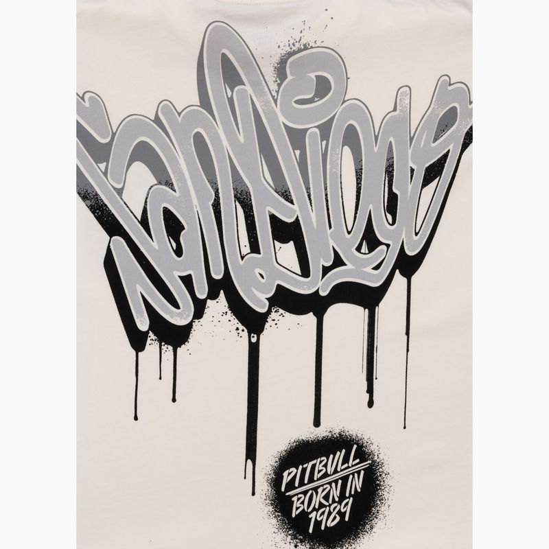 Pitbull Graffiti off fehér férfi póló 5