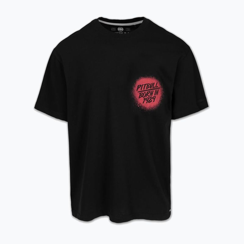 Pitbull férfi póló Graffiti fekete 5