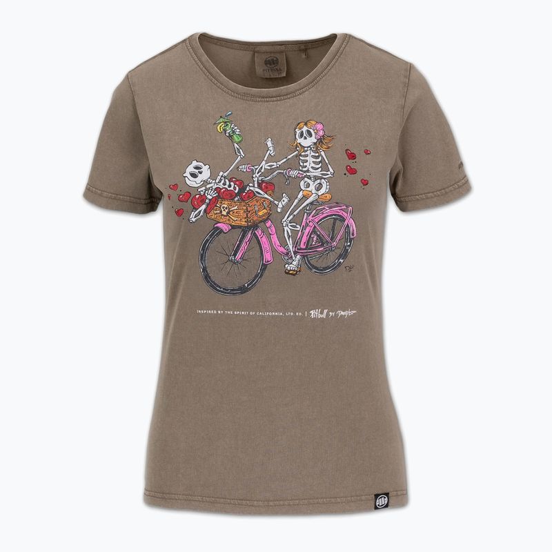 Pitbull Cruisinandboozin női póló sötétbarna 4