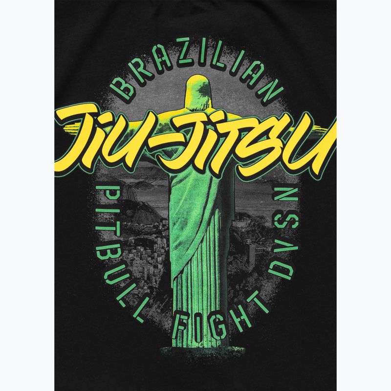 Pitbull BJJ FIGHT DVSN férfi póló fekete 5