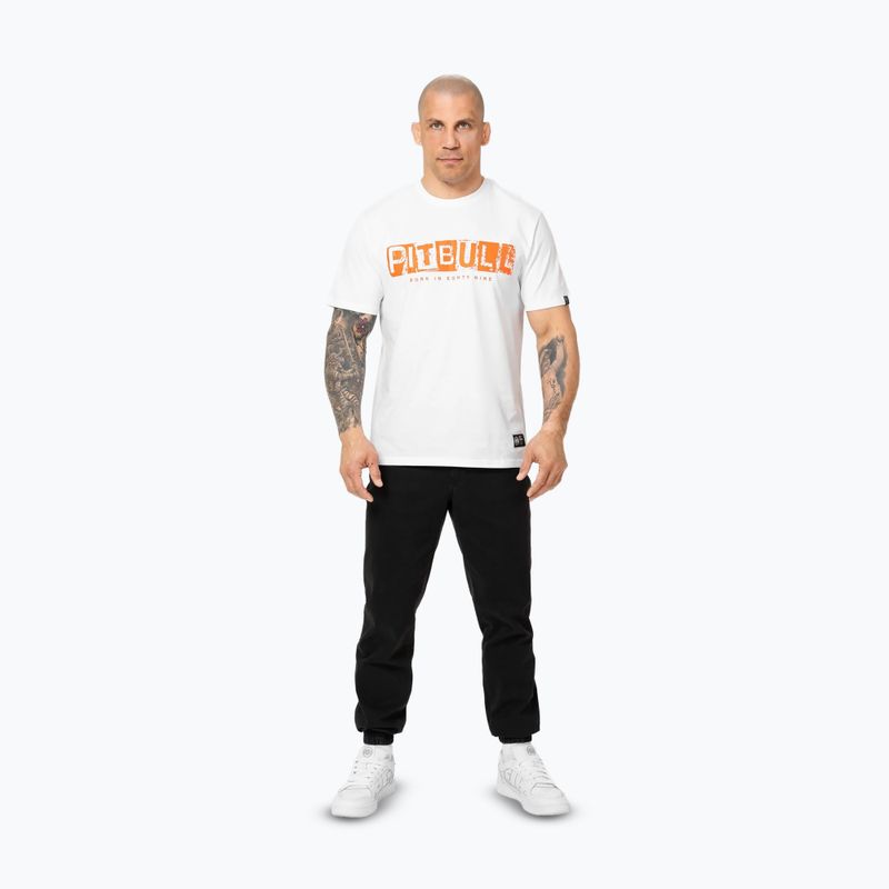 Férfi Pitbull Blacky fehér póló 2
