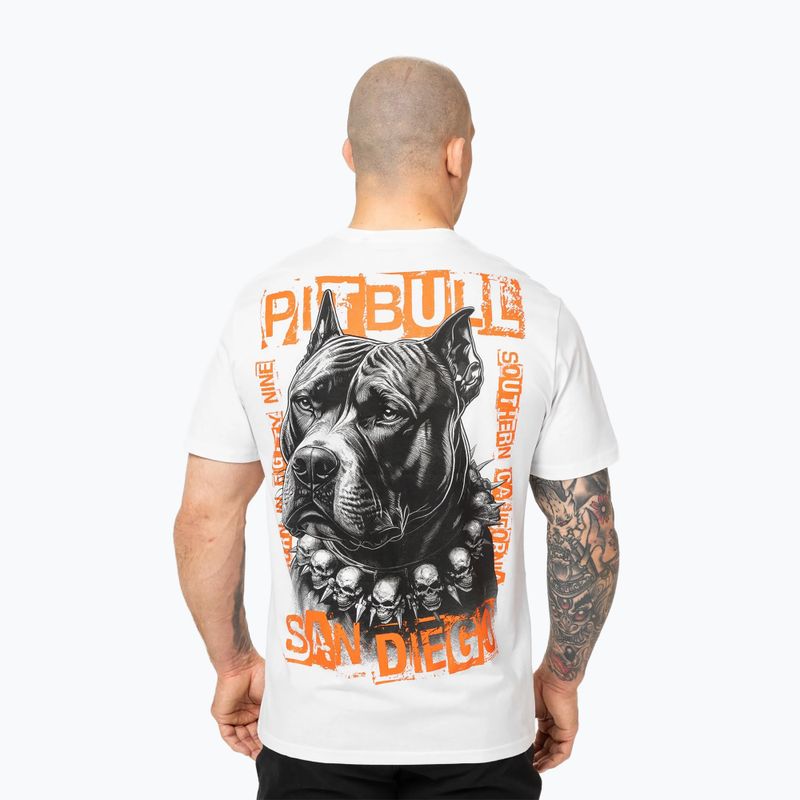 Férfi Pitbull Blacky fehér póló 3