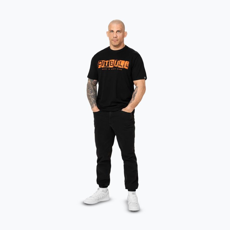 Férfi Pitbull Blacky fekete póló 2