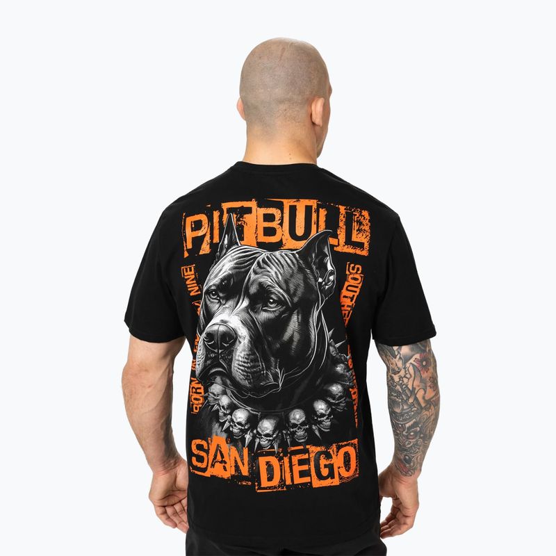 Férfi Pitbull Blacky fekete póló 3