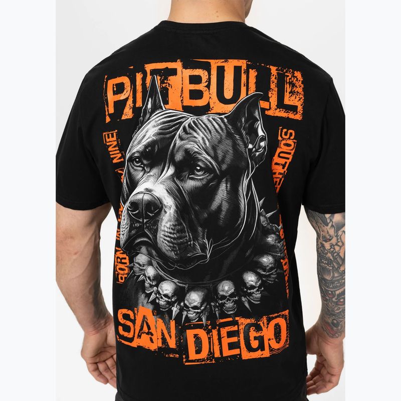Férfi Pitbull Blacky fekete póló 4