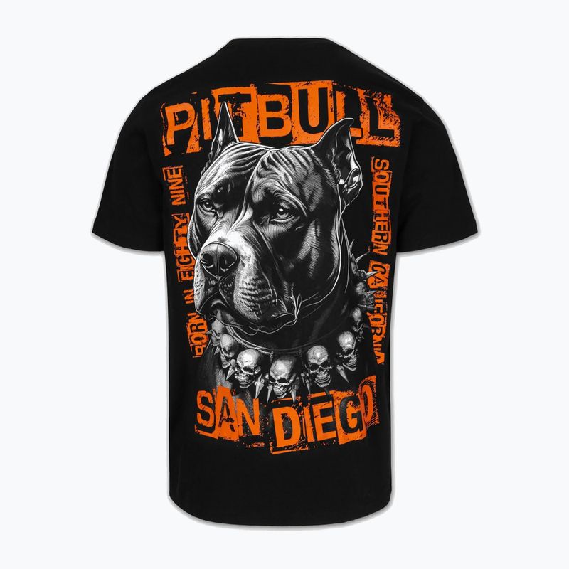 Férfi Pitbull Blacky fekete póló 6
