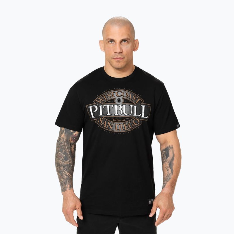 Pitbull Tommy Gun férfi póló fekete