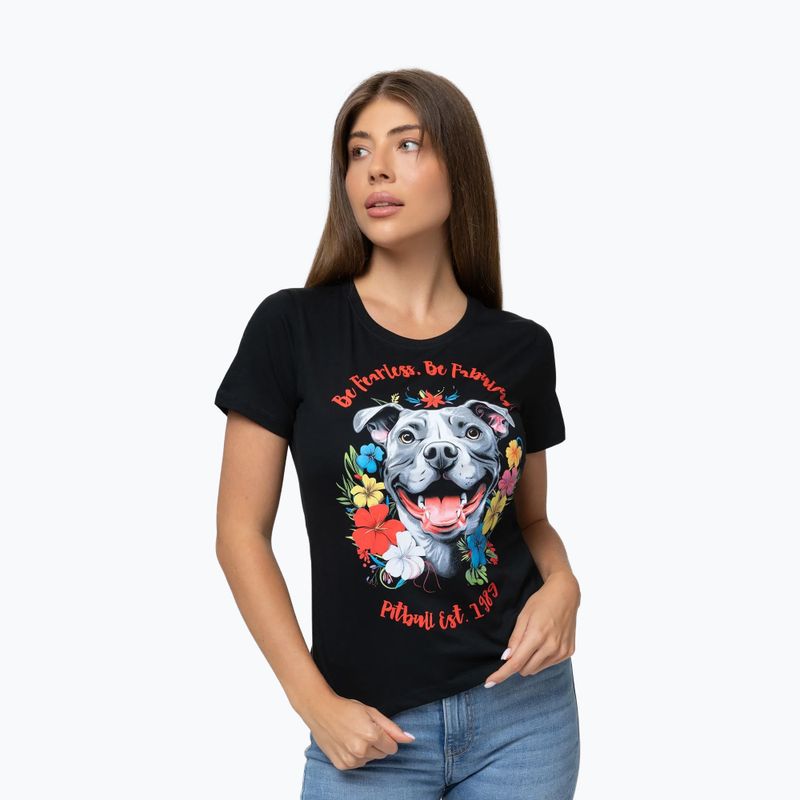 Pitbull női póló Happy Pit 2 fekete 4