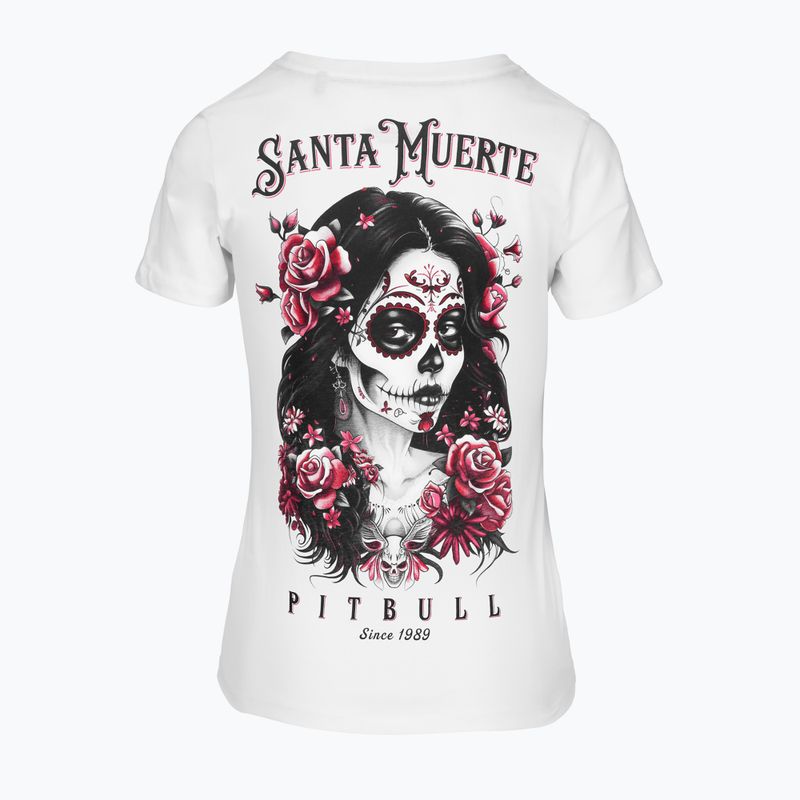 Pitbull Santa Muerte női póló Rose fehér 4