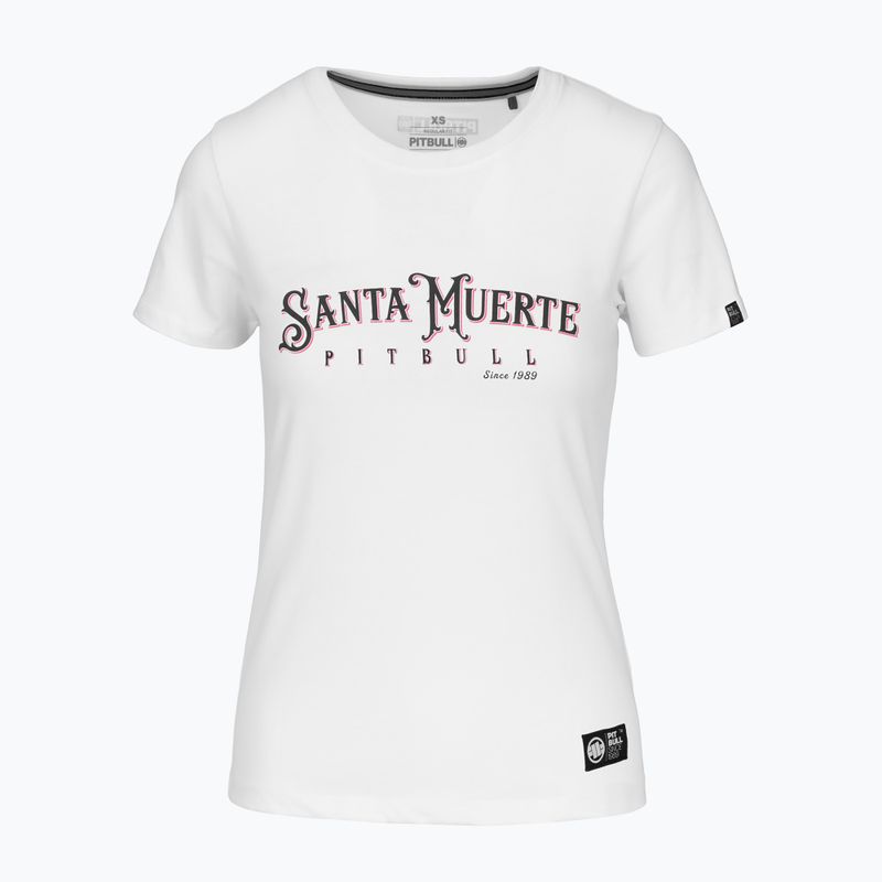 Pitbull Santa Muerte női póló Rose fehér 5