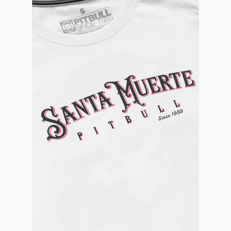 Pitbull Santa Muerte női póló Rose fehér 7