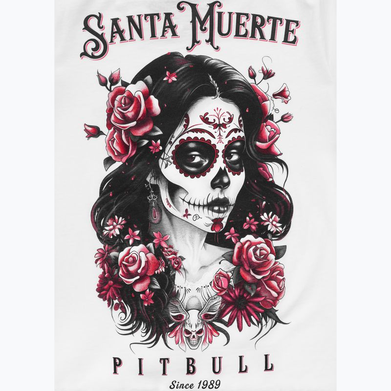Pitbull Santa Muerte női póló Rose fehér 8