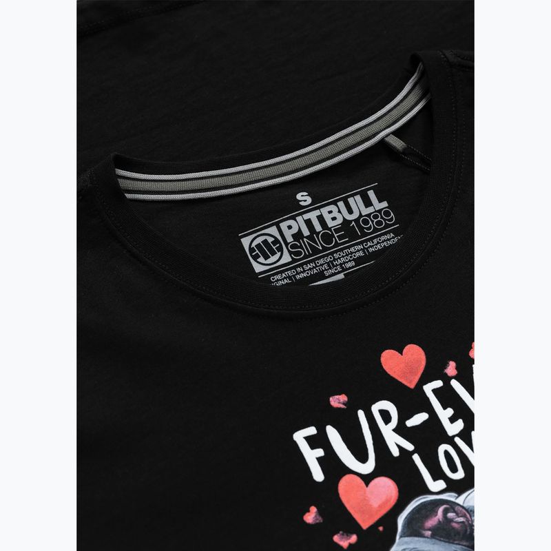 Pitbull Fur Ever Love női póló fekete 3