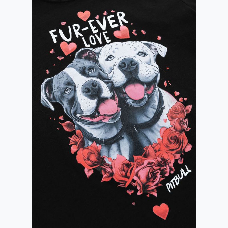 Pitbull Fur Ever Love női póló fekete 4