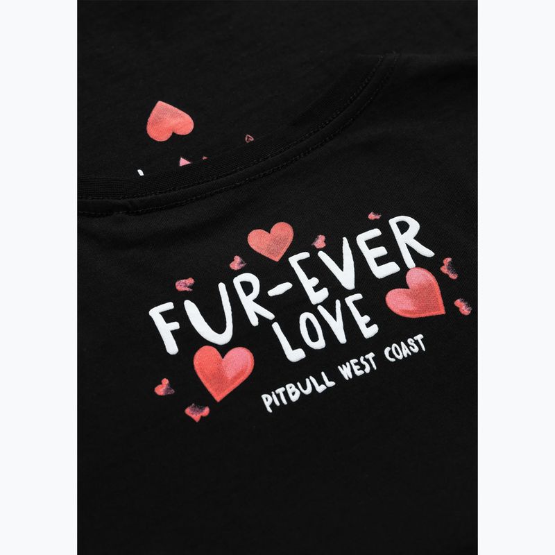 Pitbull Fur Ever Love női póló fekete 5