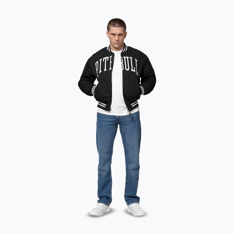 Férfi dzseki Pitbull Jupiter Padded Baseball black 2