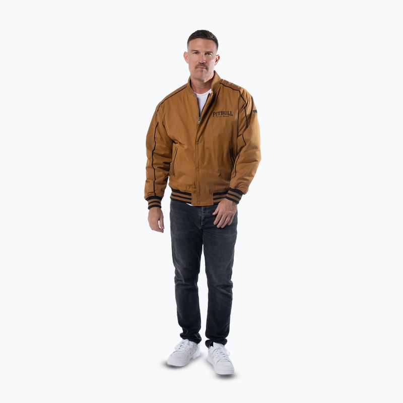 Férfi dzseki Pitbull Radford Baseball honey yellow 2