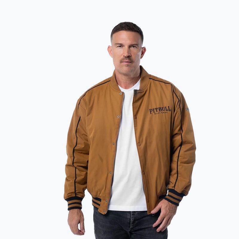 Férfi dzseki Pitbull Radford Baseball honey yellow 4