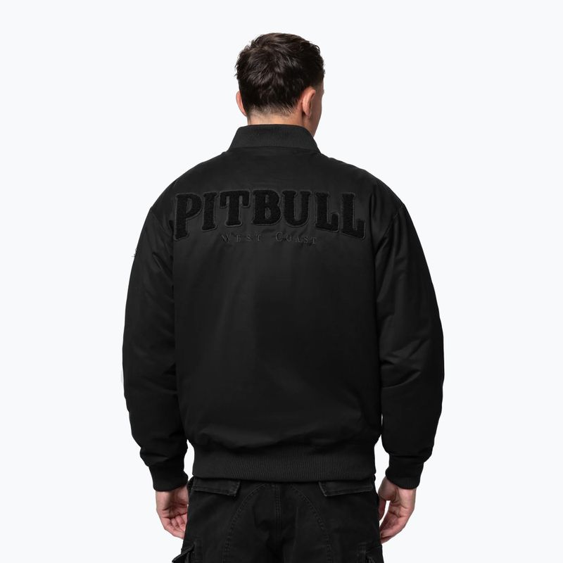 Férfi dzseki Pitbull Radford Baseball black/black 3