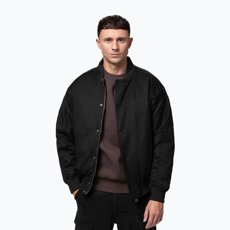 Férfi dzseki Pitbull Radford Baseball black/black 4