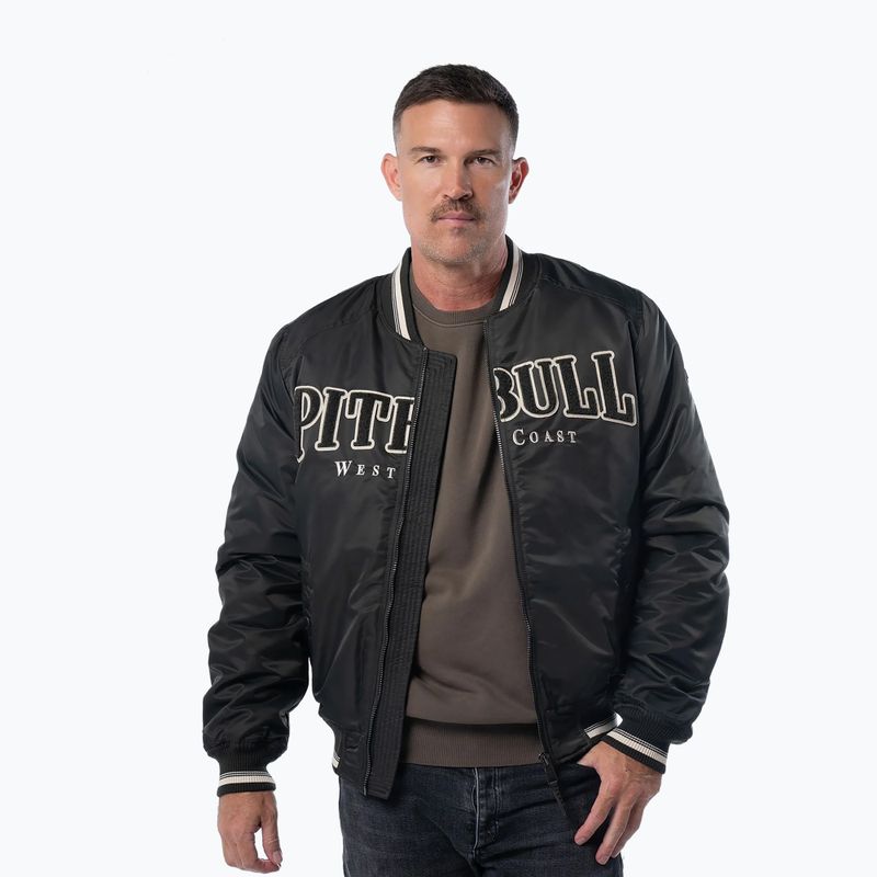Férfi dzseki Pitbull Detroit Baseball black