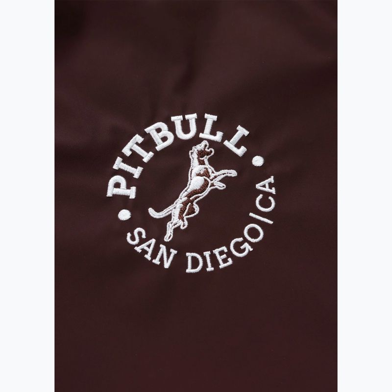 Férfi dzseki Pitbull Manolito Baseball burgundy 10