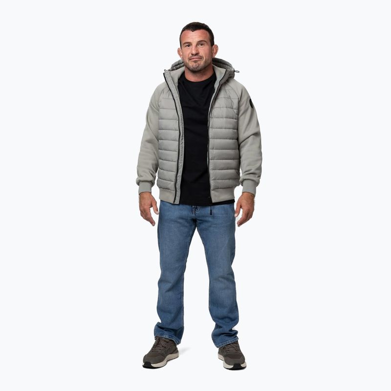 Férfi dzseki Pitbull Palomar Padded Hooded Hybrid dusty sage 2