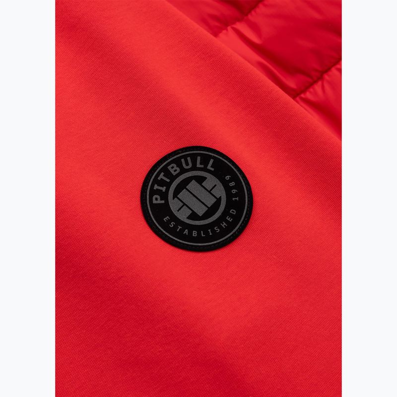 Férfi dzseki Pitbull Palomar Padded Hooded Hybrid fluorescent/red 9
