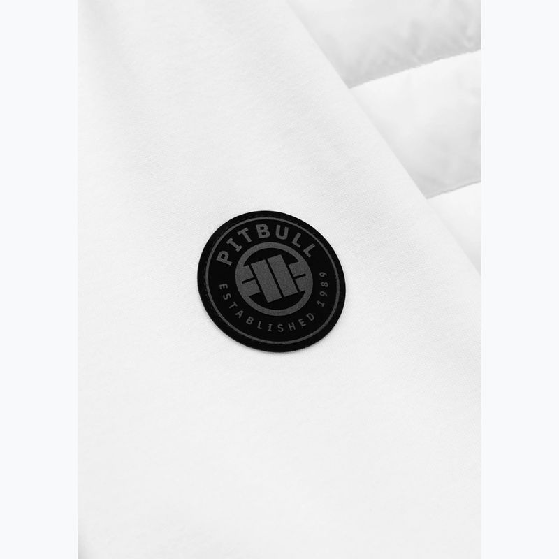 Férfi dzseki Pitbull Palomar Padded Hooded Hybrid white 9