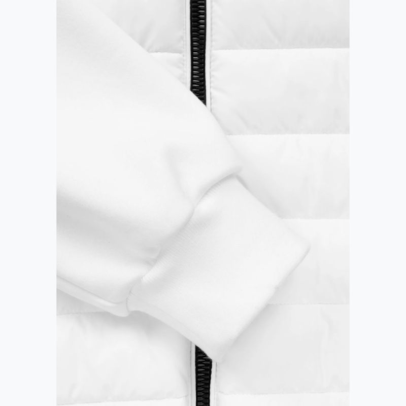Férfi dzseki Pitbull Palomar Padded Hooded Hybrid white 10