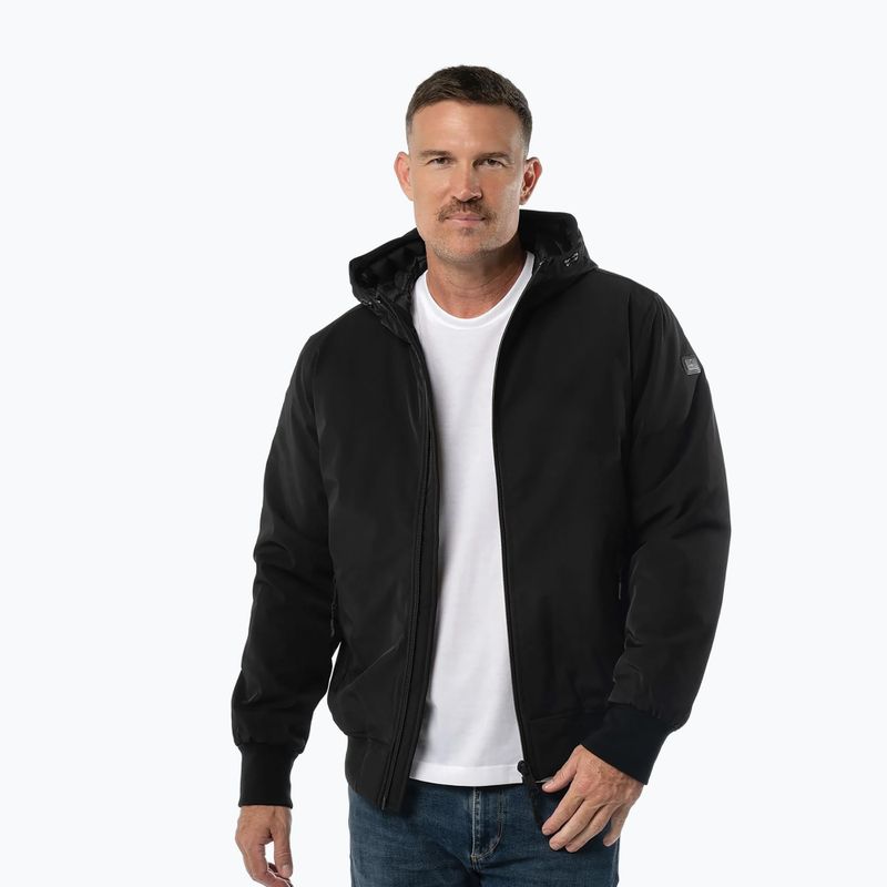 Férfi dzseki Pitbull York Hooded black 2