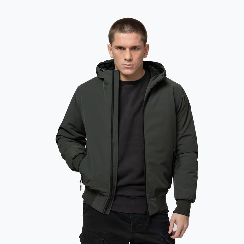 Férfi dzseki Pitbull York Hooded olive 4